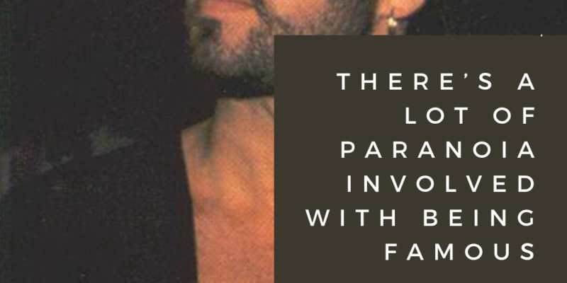 George Michael paranoia about being famous (Record Mirror, June 20, 1987)