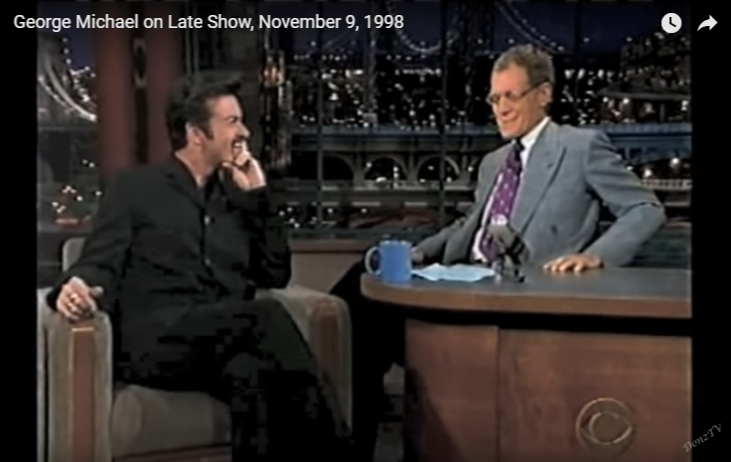 George Michael Interview on the David Letterman Show (1998)
