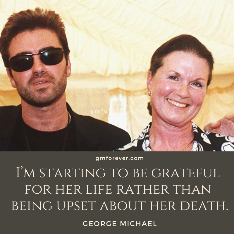 George Michael On Coming to Terms with the Death of His Mother